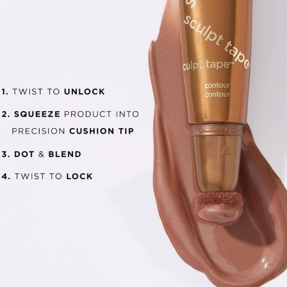 Tarte Sculpt Tape Contour: Cool Bronze (light to lt/med skin tones), .4oz, NIB